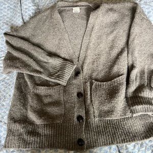 Babaa coat in dark mist